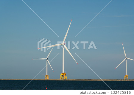 Offshore wind power generation in Ishikari, Hokkaido Offshore wind power generation in Ishikari, Hokkaido 132425816