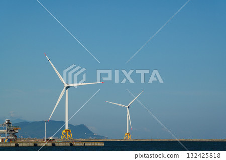 Offshore wind power generation in Ishikari, Hokkaido Offshore wind power generation in Ishikari, Hokkaido 132425818