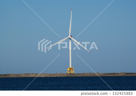 Offshore wind power generation in Ishikari, Hokkaido Offshore wind power generation in Ishikari, Hokkaido 132425883
