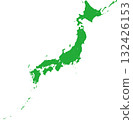 Highly detailed map of Japan 132426153