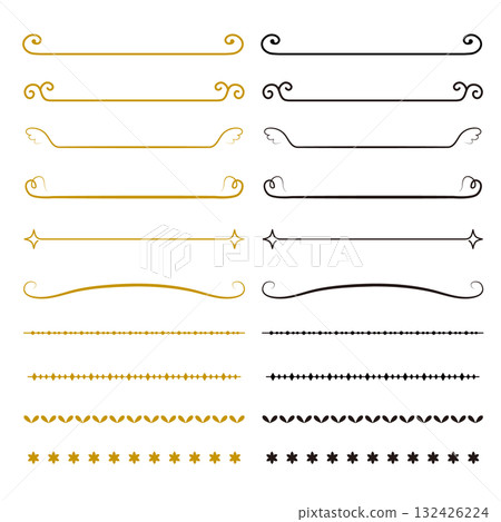 Decorative frame material set 132426224