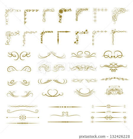 Decorative frame material set Decorative frame material set 132426228