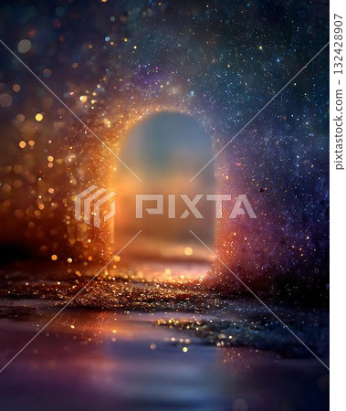 colorful alphabet letter e on blue background 132428907