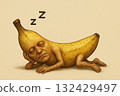 Sleeping Gross Banana 132429497