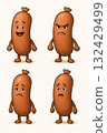 Wiener-kun's 4 facial expressions 132429499