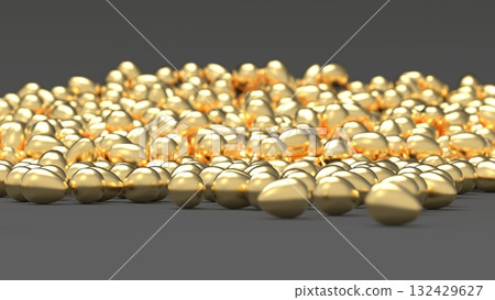 金蛋CG - 大量滾滾的金蛋 - 人力資源外流圖像 - PowerPoint標題 - 渲染CG - 背景 金蛋CG - 大量滾滾的金蛋 - 人力資源外流圖像 - PowerPoint標題 - 渲染CG - 背景 132429627