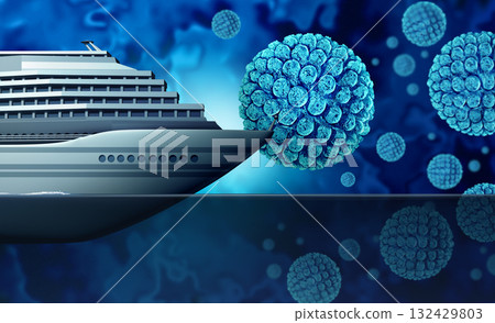 Norovirus On A Cruise Ship 132429803