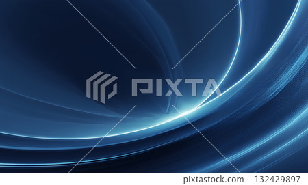 blue dynamic curve dark background 132429897