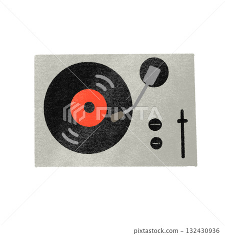 郵票式唱片機插圖 132430936
