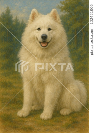Samoyed painting Samoyed painting 132431006