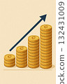 Illustration of installment investment 132431009