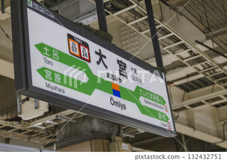 Omiya Station sign 132432751
