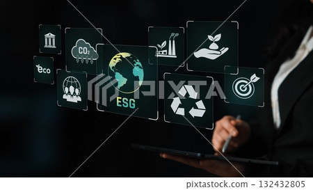 ESG principles for sustainable business and governance Marrow 132432805