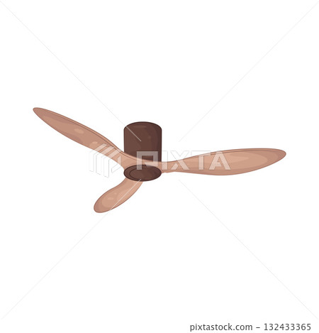 Illustration of ceiling fan 132433365