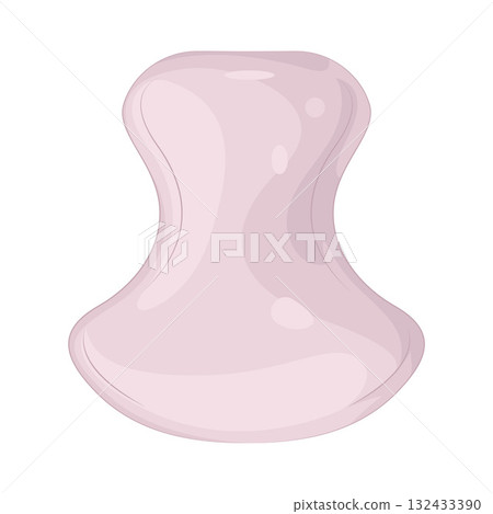 Illustration of gua sha stone 132433390