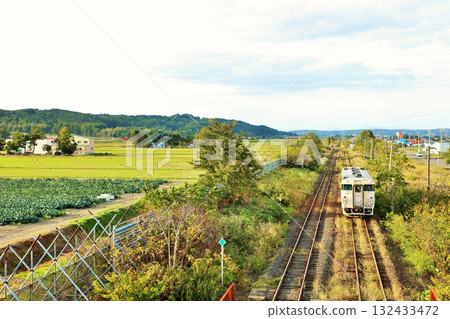 Muroran Main Line in Autumn, Hokkaido 132433472