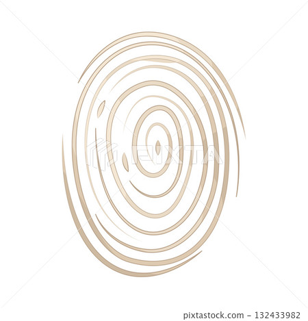 Illustration of fingerprint  132433982