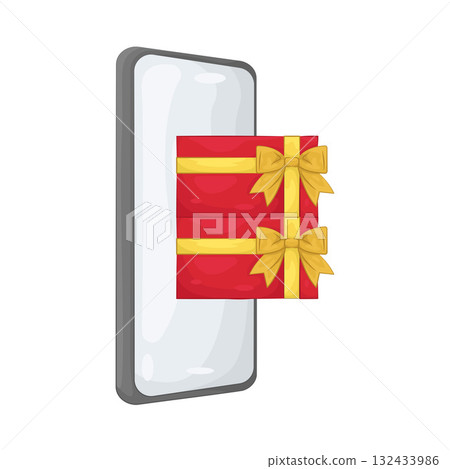 Illustration of gift Illustration of gift 132433986