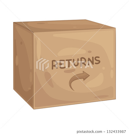 Illustration of return package  132433987
