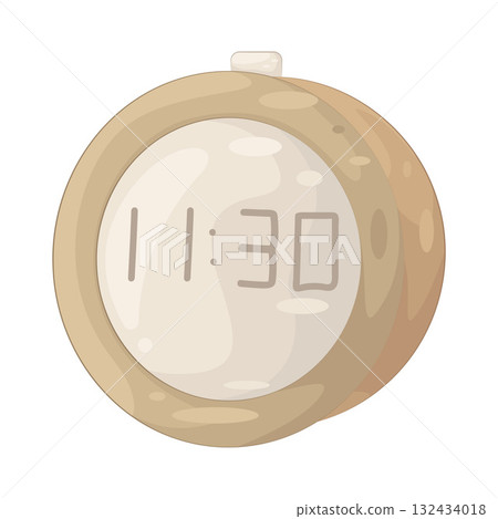 Illustration of digital clock Illustration of digital clock 132434018