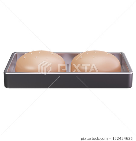 Bread Rolls Tray 132434625