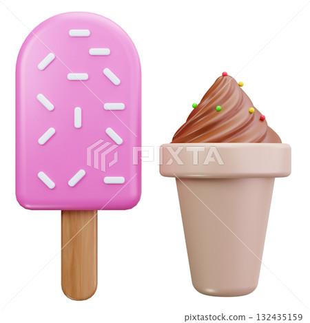 Ice Cream Dessert 132435159