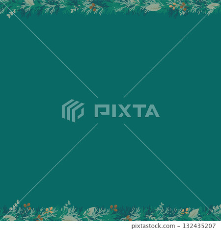 聖誕花環背景圖 132435207