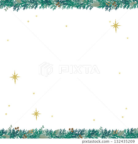 聖誕花環背景圖 132435209