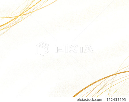 Golden brush line background material 132435293