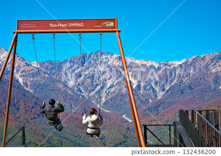 Autumn leaves at Hakuba Iwatake Mountain Resort Autumn leaves at Hakuba Iwatake Mountain Resort 132436200