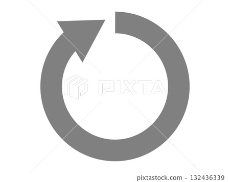 Rotating arrow icon (repeated symbol) 132436339