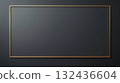 Gray background, gold outline, sleek minimalist frame . 132436604