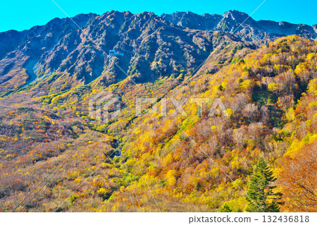 Looking towards Murodo from Kurobedaira 132436818