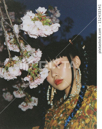 Fashion portrait of a Japanese woman Fashion portrait of a Japanese woman 132438341