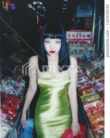 Fashion portrait of a Japanese woman 132438438