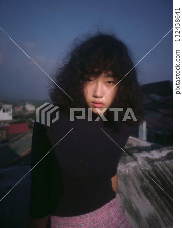 Fashion portrait of a Japanese woman 132438641