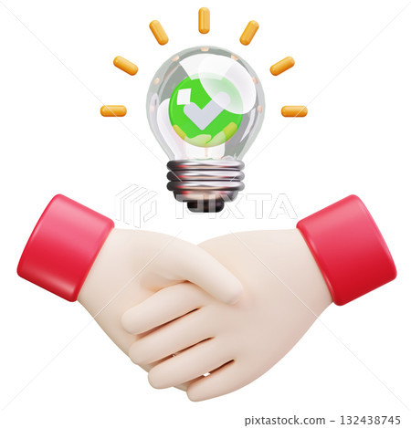 Successful Business Handshake Idea 132438745