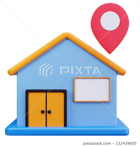 Home Location Pin Home Location Pin 132439085