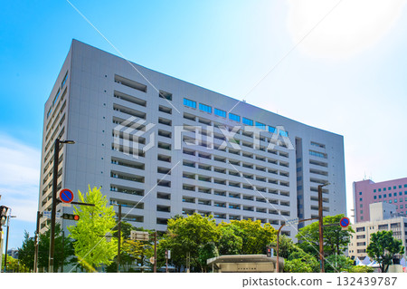 Fukuoka City Hall in Tenjin, Chuo Ward, Fukuoka City, Fukuoka Prefecture Daytime color 132439787