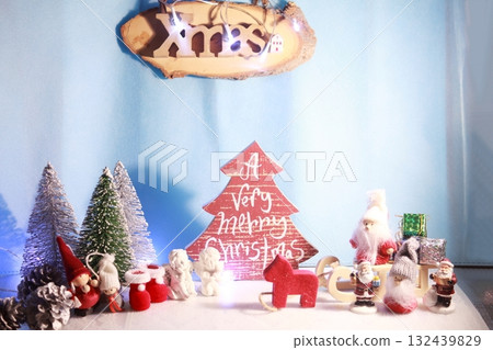 ornaments with christmas decorations ornaments with christmas decorations 132439829