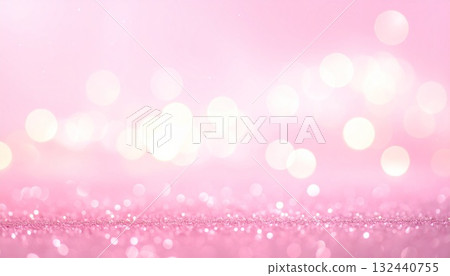 Pink glitter particle background 132440755