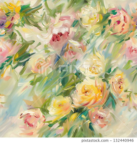Handpainted Diverse Artistic Floral And Landscape Pattern Collection Artwork Assortment 132440946