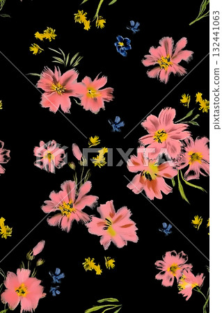 Handpainted Diverse Artistic Floral And Landscape Pattern Collection Artwork Assortment Handpainted Diverse Artistic Floral And Landscape Pattern Collection Artwork Assortment 132441063