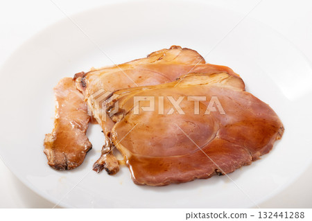 (Domestic pork thigh) Roast pork slices 132441288