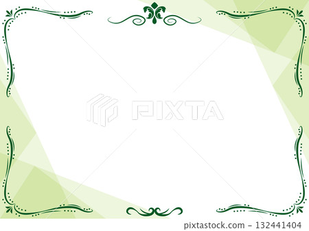 綠色仿古框架背景 1 132441404
