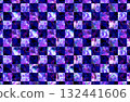 Purple checkered jewel-inspired wallpaper 132441606