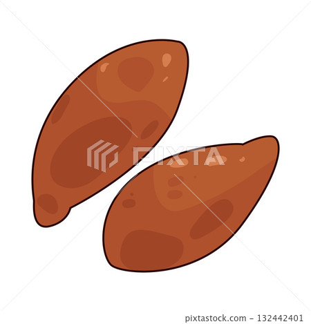 illustration of Flaxseed illustration of Flaxseed 132442401
