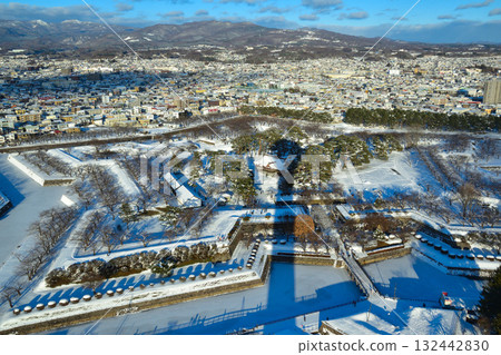 冬季函館五棱郭 132442830