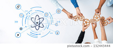 Collaborative Innovation in Science and Technology Featuring Gear Mechanisms and Atomic Structure for Future Development Trope Collaborative Innovation in Science and Technology Featuring Gear Mechanisms and Atomic Structure for Future Development Trope 132443444