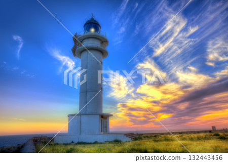 Barbaria Berberia Cape Lighthouse Formentera sunset Barbaria Berberia Cape Lighthouse Formentera sunset 132443456